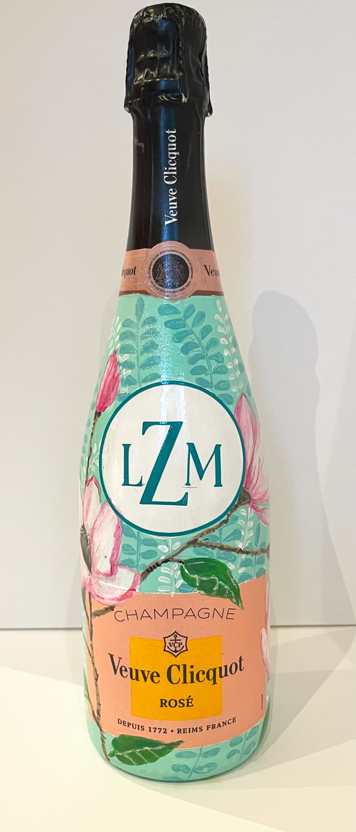 Row 4 custom painted bottle 3